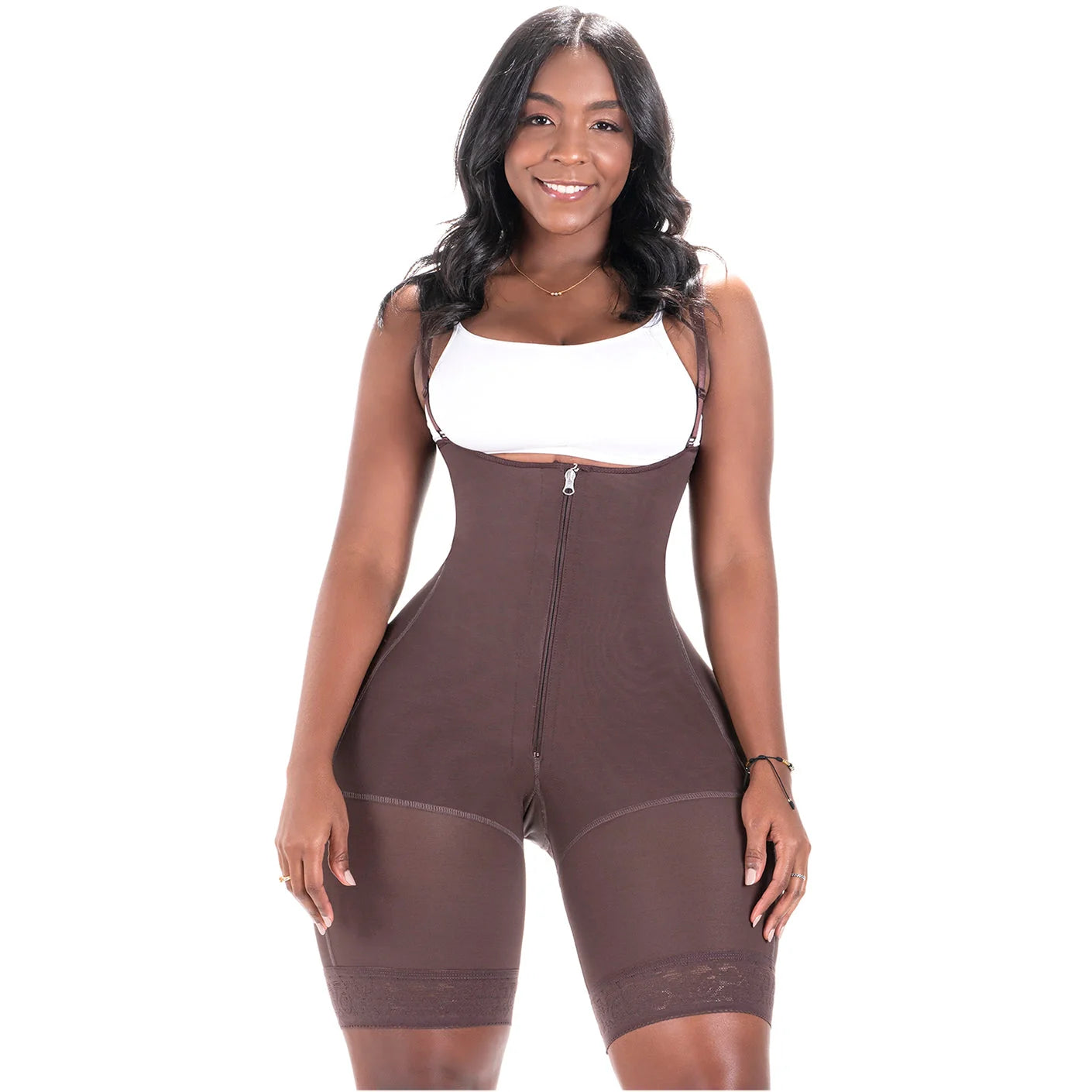 Zippered Sculpting Faja Bodysuit