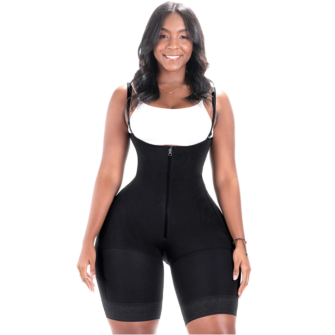Zippered Sculpting Faja Bodysuit