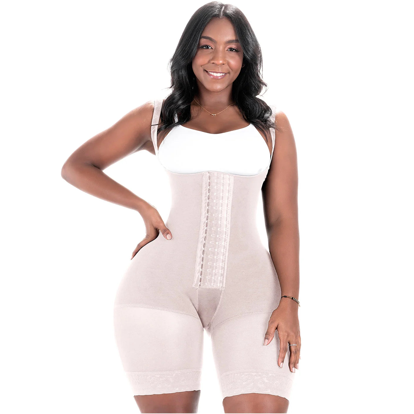 Adjustable Strap Sculpting Faja Bodysuit