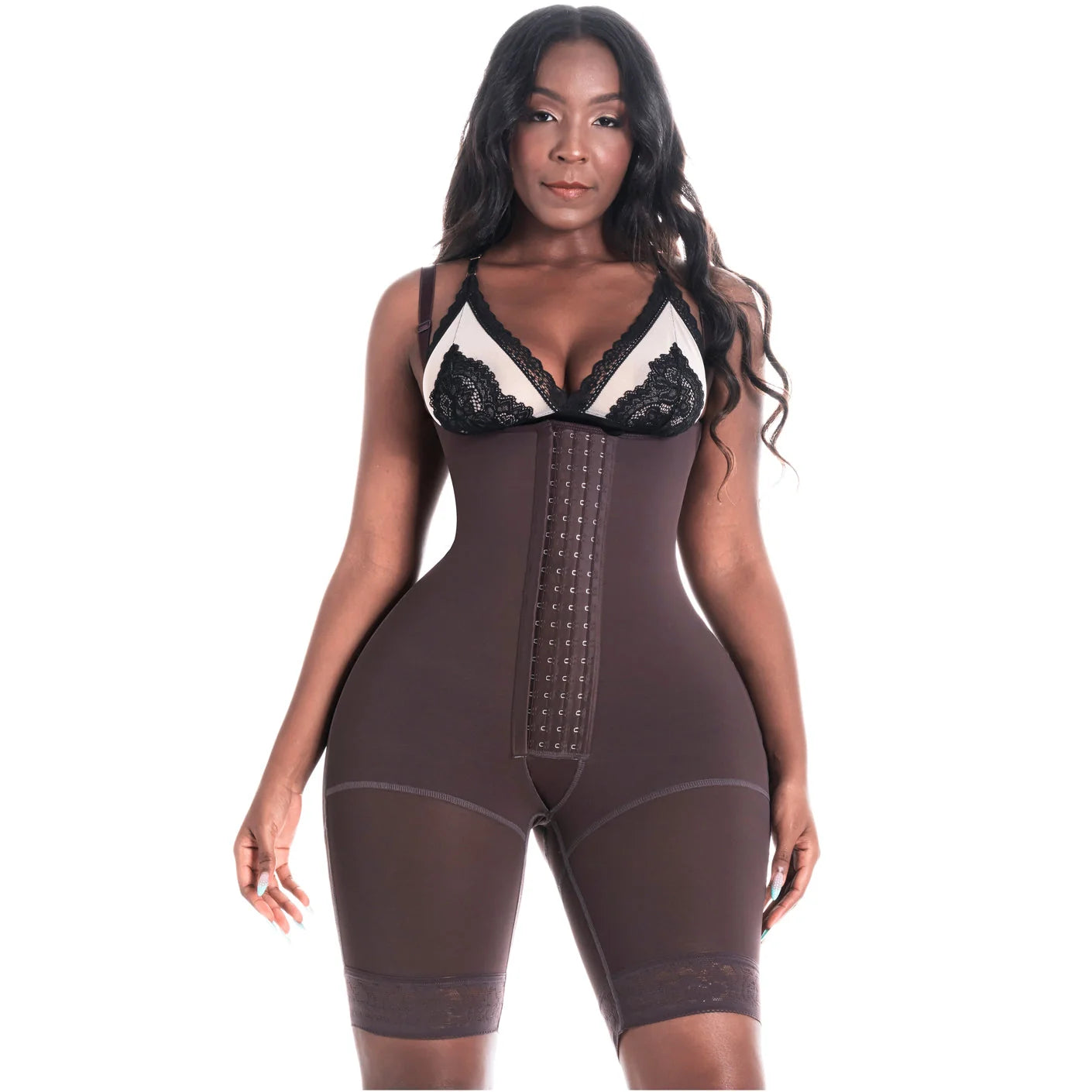 Adjustable Strap Sculpting Faja Bodysuit