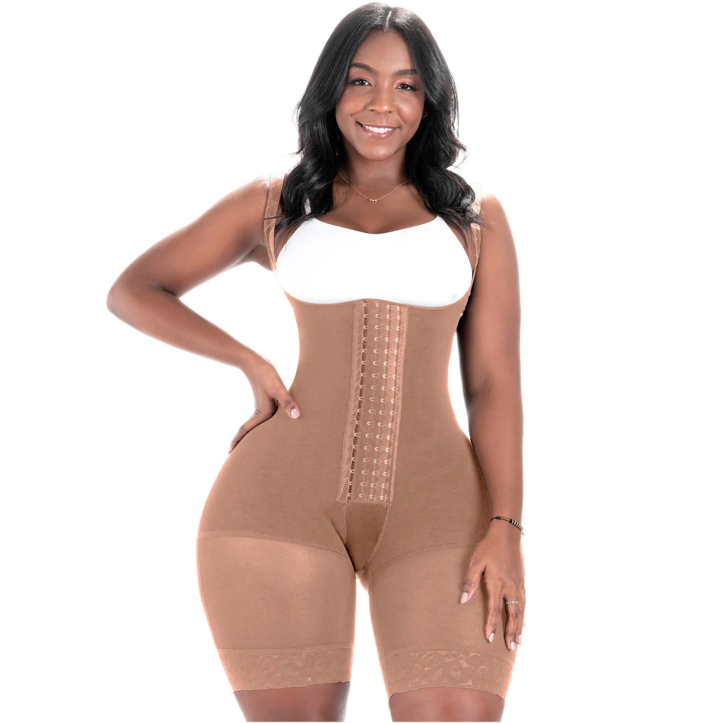 Adjustable Strap Sculpting Faja Bodysuit