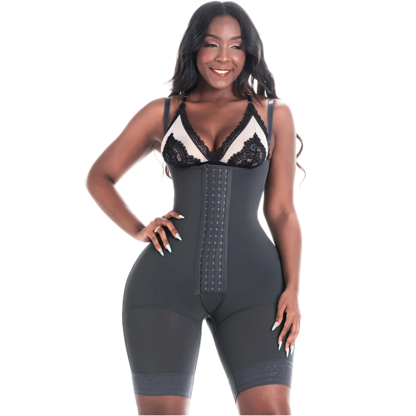 Adjustable Strap Sculpting Faja Bodysuit