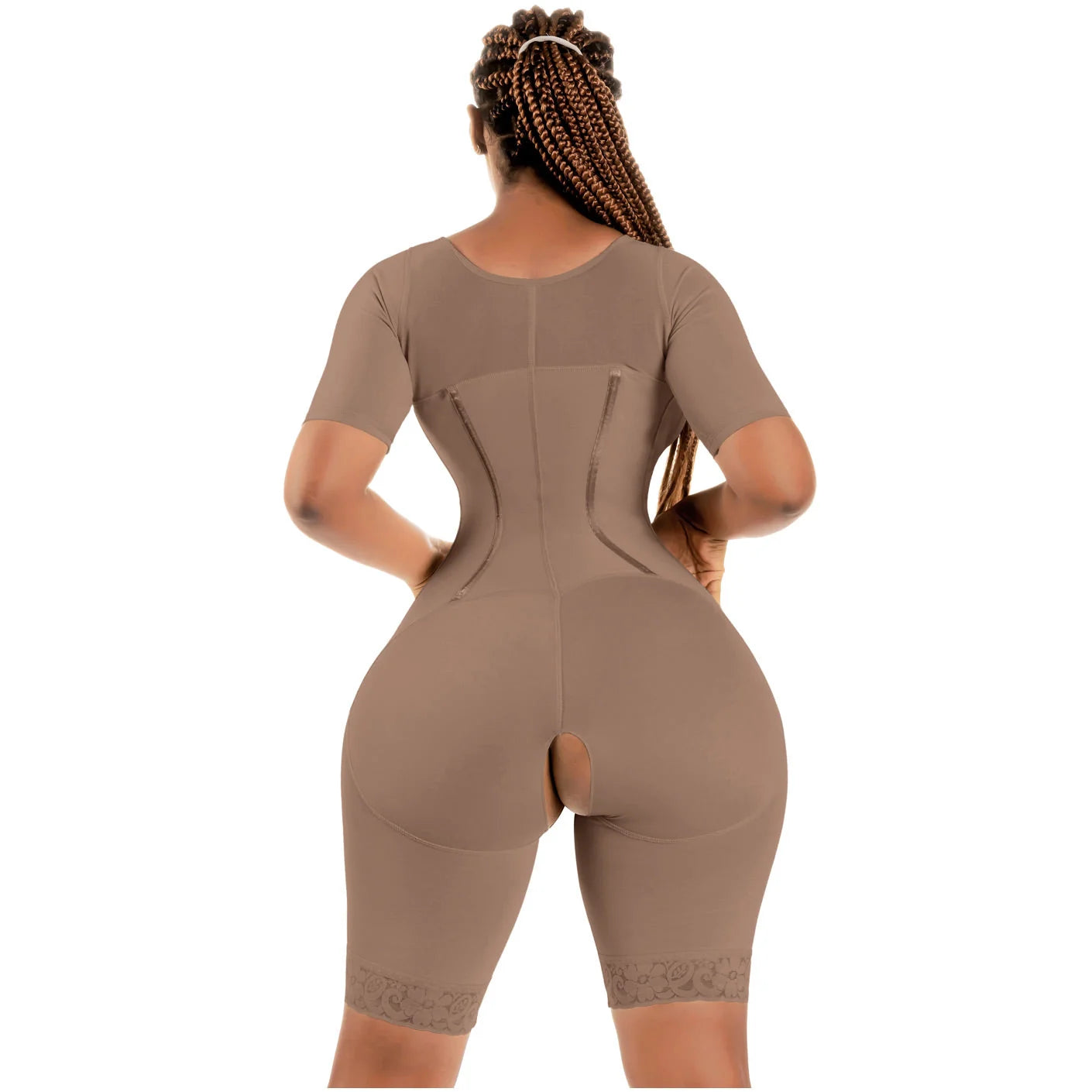 Sculpting Faja Bodysuit with Sleeves