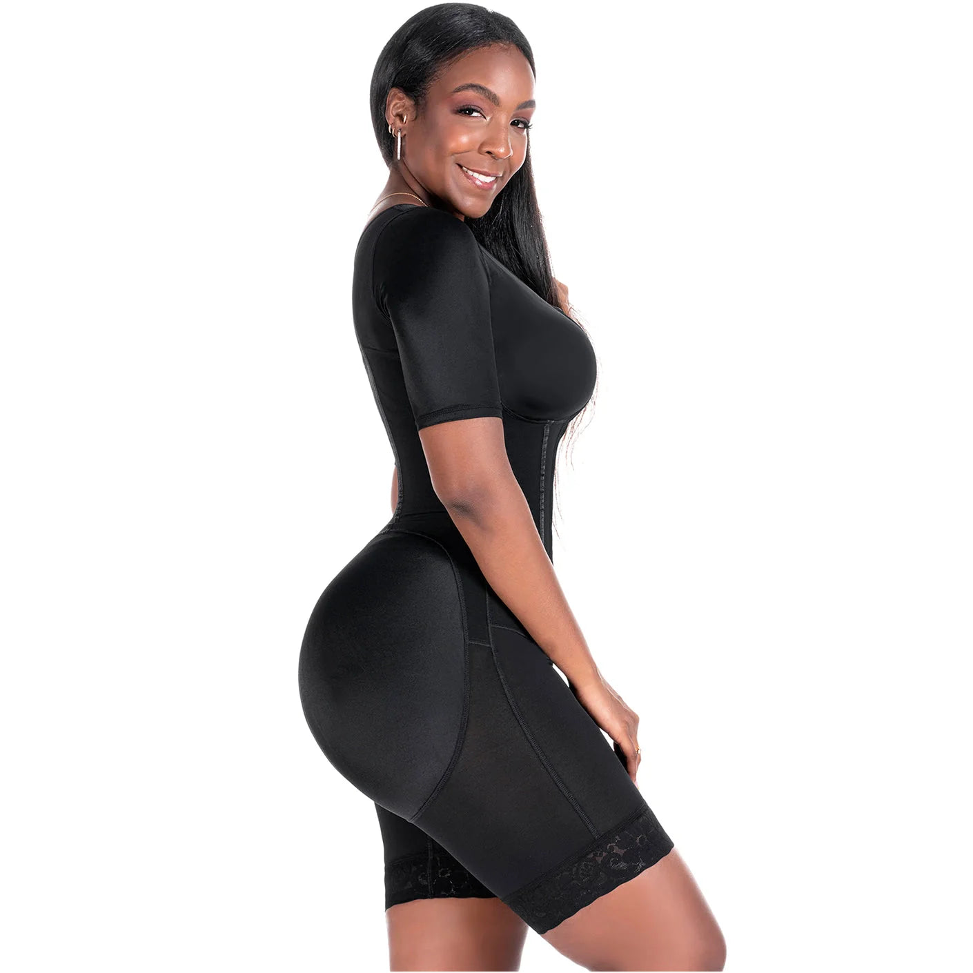 Sculpting Faja Bodysuit with Sleeves