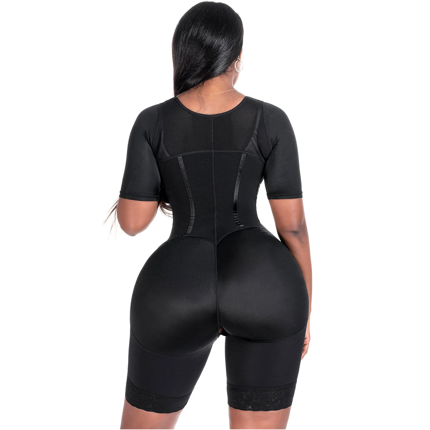 Sculpting Faja Bodysuit with Sleeves