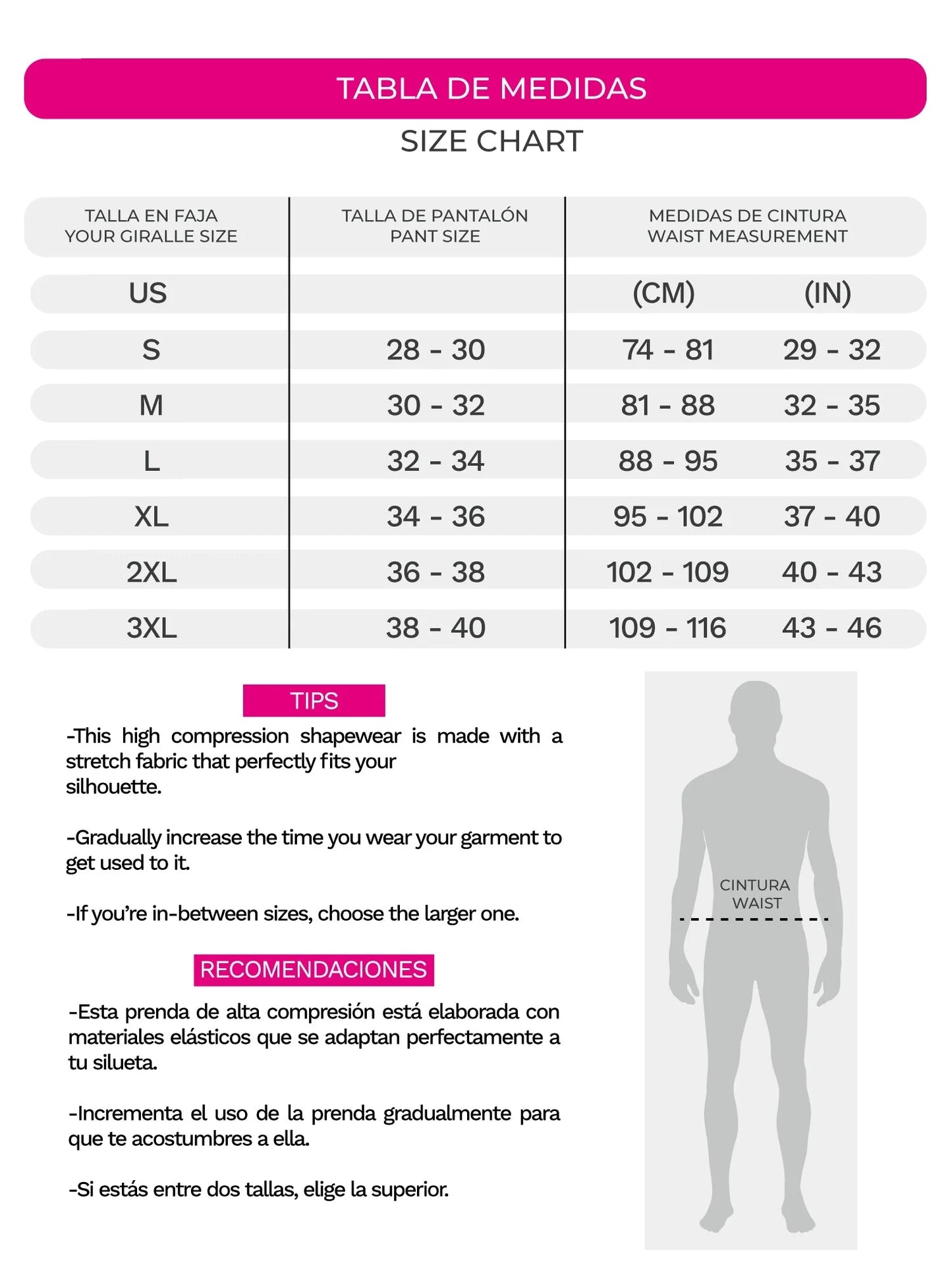 Men’s Full-Body Post-Surgery Compression Garment
