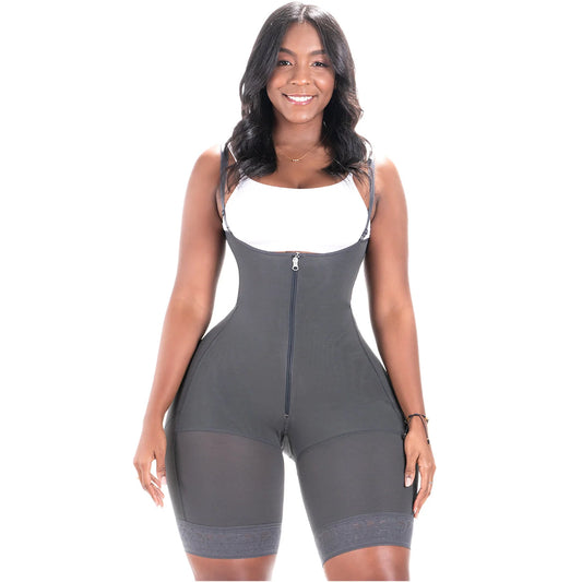 Zippered Sculpting Faja Bodysuit