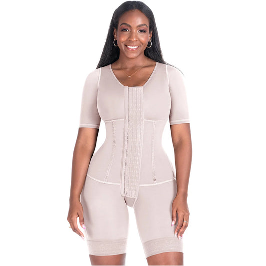 Sculpting Faja Bodysuit with Sleeves